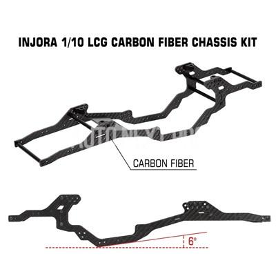 INJORA LCG カーボンシャーシキットフレームガーダー 1/10 RC
