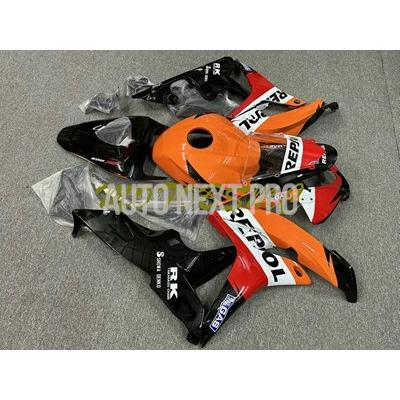 ホンダCBR600RR F5 2007 2008 CBR 600RR CBR600 RR 07 08用インジェクションレッドオレンジブラック外装セットの画像
