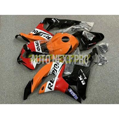 ホンダCBR600RR F5 2007 2008 CBR 600RR CBR600 RR 07 08用インジェクションレッドオレンジブラック外装セットの画像