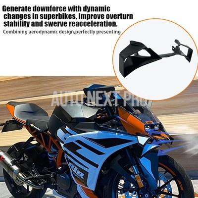 オレンジ KTM RC390 RC 390 MotoGP RC16 RC8C 同 胴体固定翼スポイラーアンダーシュラウドフロントウイング 2014-2021_4