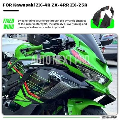 ZX4R ウイングレットカーボンペイントカワサキ ZX-4R ZX25R 2020-2025