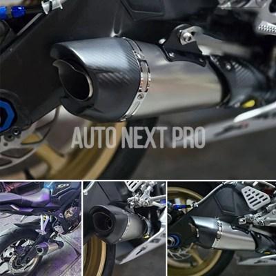 51MM汎用バイク排気アルファカーボンDBキラーマフラーエスケープリンク