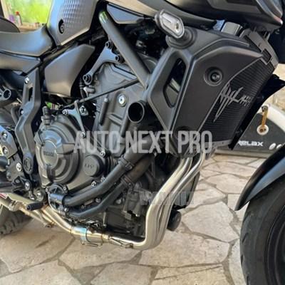 フロントリンクパイプバイクフルシステム排気エスケープスリップオン Mt07 Fz07 Mt Fz 07 Xsr700 2014 - 2024の画像