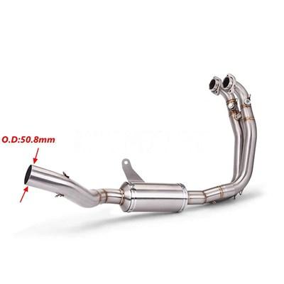 バイク 排気エスケープ れたカーボンマフラーフロントリンクパイプアプリリア RS660 RS Tuono 660 2021 - 2023_2