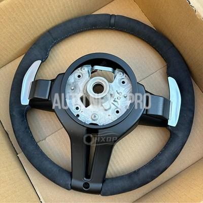 並行輸入品】Bmw F30 F10 アルカンターラ革ドライカーボン焼付塗装黒 