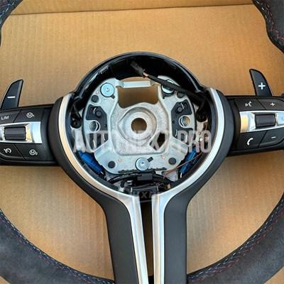 並行輸入品】Bmw F30 F10 アルカンターラ革ドライカーボン焼付塗装黒 