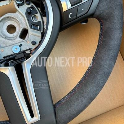 並行輸入品】Bmw F30 F10 アルカンターラ革ドライカーボン焼付塗装黒 