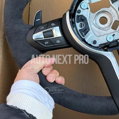 並行輸入品】Bmw F30 F10 アルカンターラ革ドライカーボン焼付塗装黒