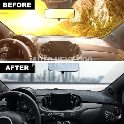 アバルト 595 695 2012-2024 車ダッシュボード保護マットパッド 夏用