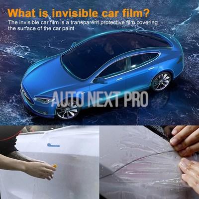 Tpu-車 バンパーペイント保護フィルム 引っ き傷防止 クリアブラ ppfデカールキット テスラモデルs 2016-2021 2022 2023 2024の画像