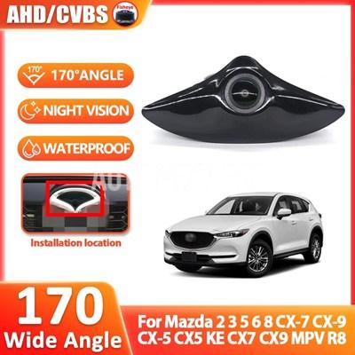 【未使用品】フロントカメラ 並行輸入品】車 フロントビューカメラ 防水hdフロントカメラ マツダ2 3