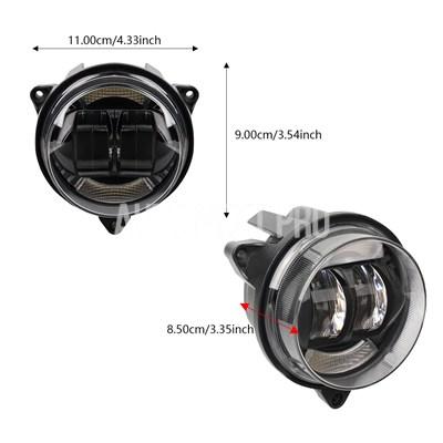 LED ヘッドライト ロービーム ハローリング DRL  ペア Can-Am アウトランダー 500 650 800 850 1000 XMR STD XT XT-P 2012-2022 オフロード車用_1