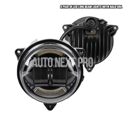 LED ヘッドライト ロービーム ハローリング DRL  ペア Can-Am アウトランダー 500 650 800 850 1000 XMR STD XT XT-P 2012-2022 オフロード車用_3