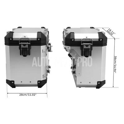 48L + 40L サドルバッグ パニア サイドケース ラゲッジバッグ BMW R1200GS 2013-2018 R1250GS 2019-2024 F850GS 2017-2022 F900GS 2023-2025用_5