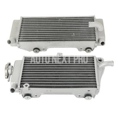 自動二輪車取り替えっこ用ラジエータークーラーホンダ CRF 450X CRF450X 2005-2017 06 07  軽銀