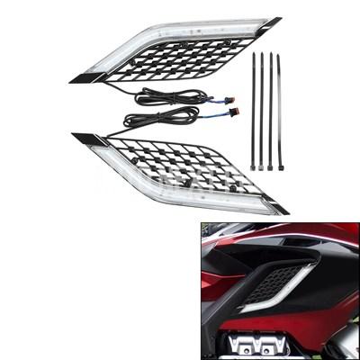 LED ラジエーターグリルパネルライトホンダゴールドウィング 1800 GL1800 ツアー 2018-2024 2023 2022 2021 2020 2019の画像