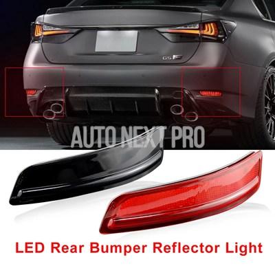 2X LED リアバンパーリフレクターブレーキテールライトレクサス ES300h