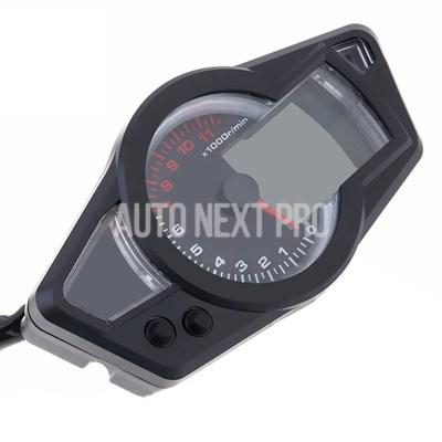 バイク用LEDデジタルスピードメーター タコメーター オドメーター