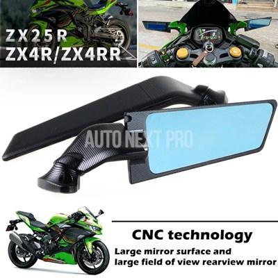 並行輸入品】CNC合金バックミラー 風車固定ミラー カワサキzx4rr zx25r