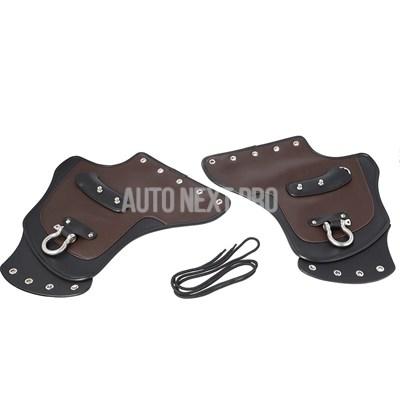 並行輸入品】バイク用puレザーヒートサドルシールド ハーレー
