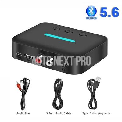 Bluetooth 5.6オーディオレシーバー 3.5mm AUX RCA USB Uディスク