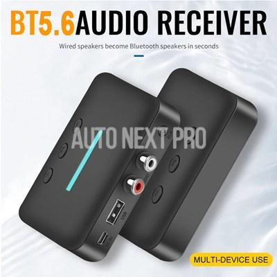 【新品・未開封】ワイヤレスアダプタ新品未開封 Bluetooth 5.6オーディオレシーバー 3.5mm AUX RCA USB Uディスク