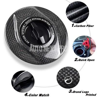【並行輸入品】トライアンフストリートトリプル/R/675/675R TWM カーボンキーレス燃料フィラーキャップバイククイックリリースガソリンタンクカバー_2