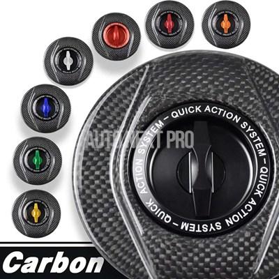 【並行輸入品】トライアンフストリートトリプル/R/675/675R TWM カーボンキーレス燃料フィラーキャップバイククイックリリースガソリンタンクカバー_3