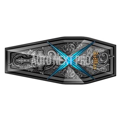 ASMAX F1カスタムBluetoothヘッドセット専用 ステッカー デカール 装飾