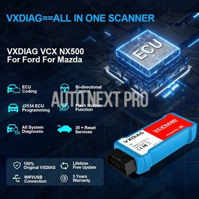 VXDIAG VCX NANO NX500 フォード マツダ IDS VCM 車両 OBD2 診断