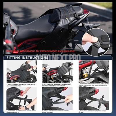 【並行輸入品】生産ライン石ころowalk-自動二輪車 居敷き御徒面子 後押し居敷き用 汎用軍事基地 付属品 うしろ側風呂敷き包み 取り付ける