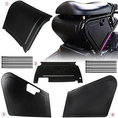 ズーマー　ラッカス　シート 並行輸入品】バイクシート下収納黒プラスチックボディパネルホンダ