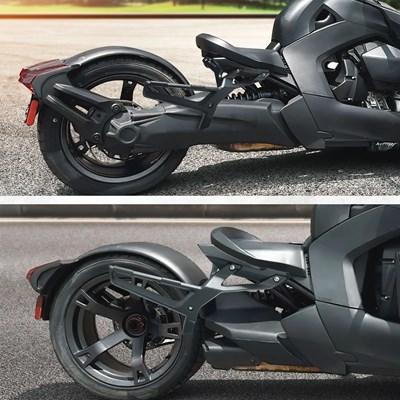 【並行輸入品】CAN-AM RYKER 600 900スポーツ RYKERラリーラリーエディション 219400856用ブラックアルミニウムサドルバッの画像
