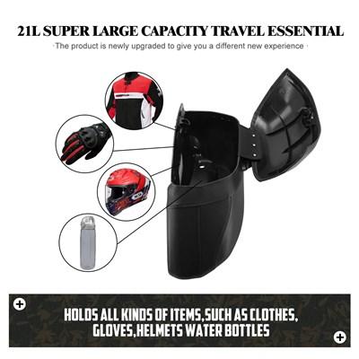【並行輸入品】バイクスーツケース ヘビーデューティー 取り付けブラケット 防水バッグ ハーレー ホンダ ヤマハ用_4