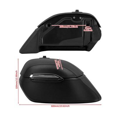【並行輸入品】バイクスーツケース ヘビーデューティー 取り付けブラケット 防水バッグ ハーレー ホンダ ヤマハ用_6