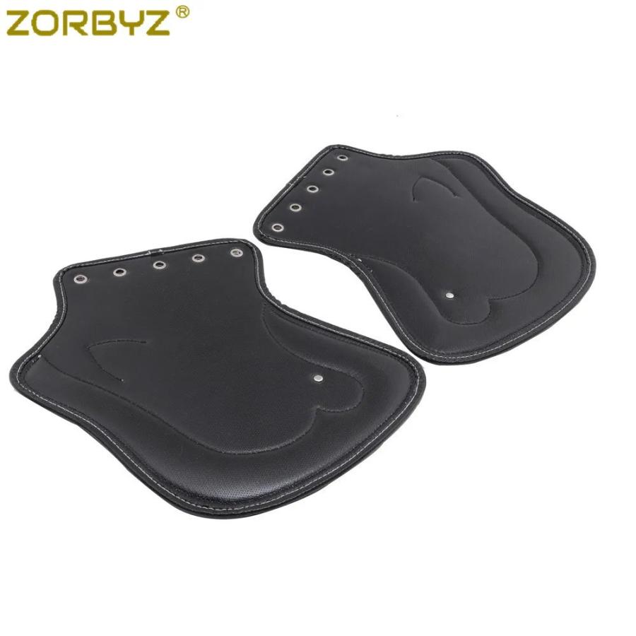 並行輸入品】zorbyz-ブラックpuクロコダイルレザーヒートサドル