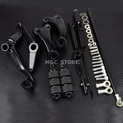 【並行輸入品】ハーレースポーツスター883 1200 XL アイアンカスタム 超低 1991-2024用バイク用フルバイク用コントロールキット ペグリの画像