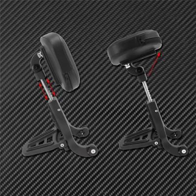 【並行輸入品】バイク用調節可能多目的助手席バックレスト ハーレー ツーリング 電気 グライドロー ローライダー ソフテイル スリフト用