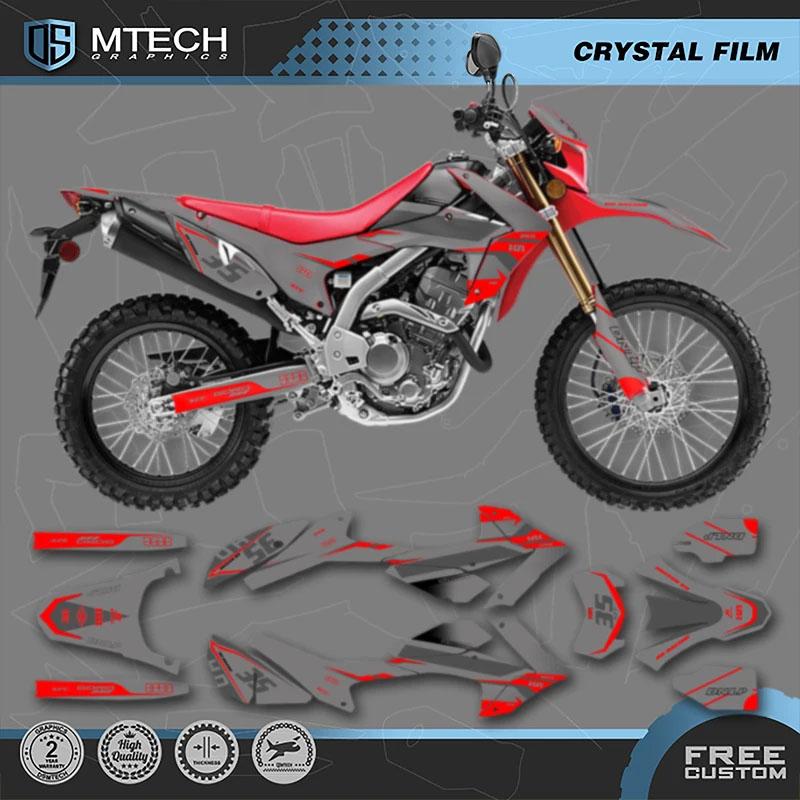 【並行輸入品】DSMTECH ホンダ CRF250L 2012-2015 2016 2017 2018 2019 2020 250CC バイクグラフィック背景デカールステッカーキット-20_4