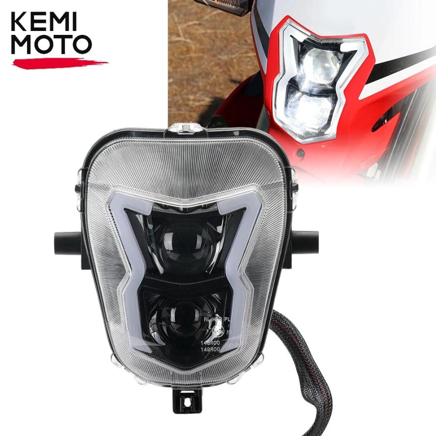 並行輸入品】ホンダ用バイク 二輪LEDヘッドライト crf450 250 ヘッド