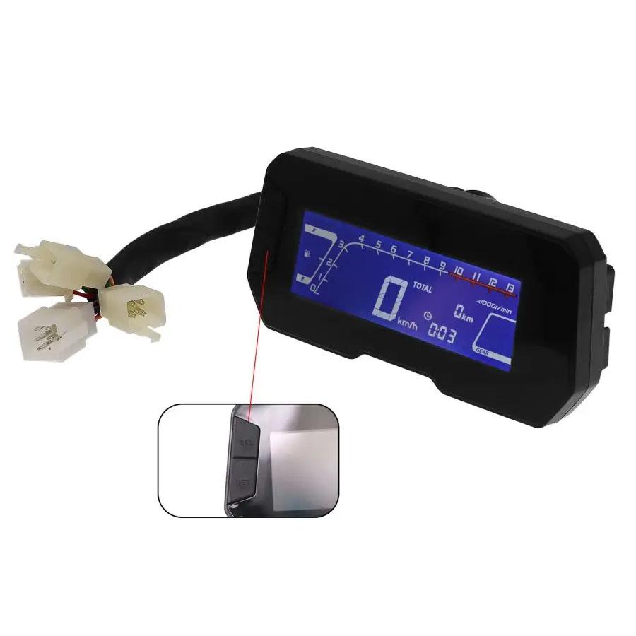 並行輸入品】調整可能 バイク デジタルスピードメーター LEDスピード