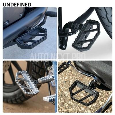【並行輸入品】バイク用 調整可能 フットペグ ミニフロア レスト マウント オス ライダー ハーレー ツーリング ダイナ スポーツスター xl883 ソフテイルの画像