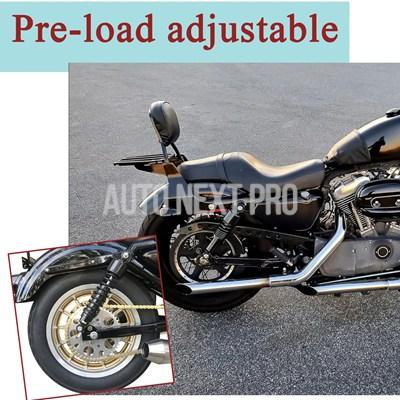 ☆サマーセール☆ ショートサスペンション 10.5インチ ハーレー 調節可能 並行輸入品】10.5インチ 267mm バイク用リアショックアブソーバー