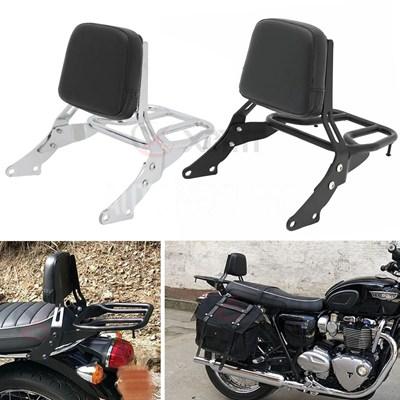 バイクバックレストシーシーバーキャリアラックトライアンフストリート