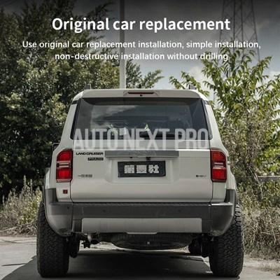 トヨタランドクルーザープラドj250lc250用 オリジナル 拡大スポーツスポイラー ABSリアアクセサリー 車 交換 上部ウィング 2022の画像