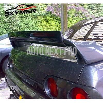カーボンリアスポイラー カーニーフラップ 日産スカイライン用FRDスタイル r32 gtrグラスファイバー トランクウィングブレード アドンスプリッターリップトリムの画像