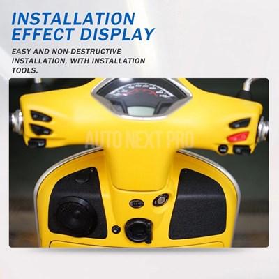 【並行輸入品】バイク用bluetoothスピーカー サウンドアンプ スピーカー hiagio pa gts300 gts250 gts 300 250の画像