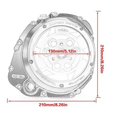 【並行輸入品】スズキ gsxs 1000 1000f 2018-2021エンジン用クリアクラッチカバーガードgsxs1000 gsxr1000 gsx_9