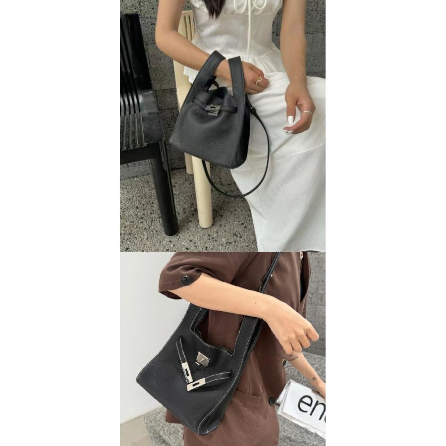 bb035 送料無料 本革 牛革 レディースバッグ キューブバッグ ソフト 