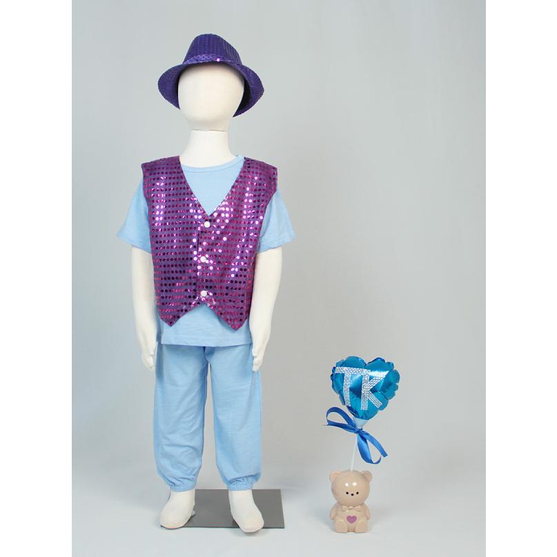 美品☆GUCCI・キッズ スパンコール ベスト切替 スウェット5(110/60) 美